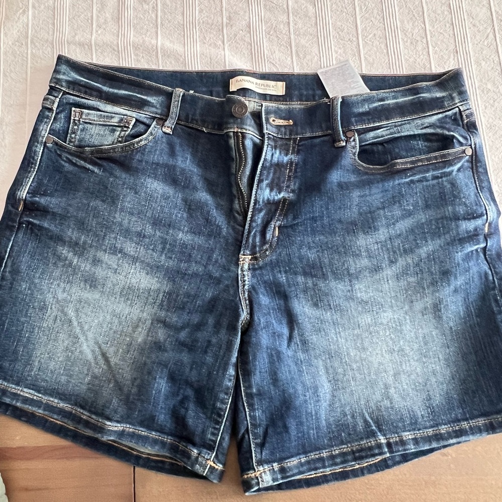 Denim shorts